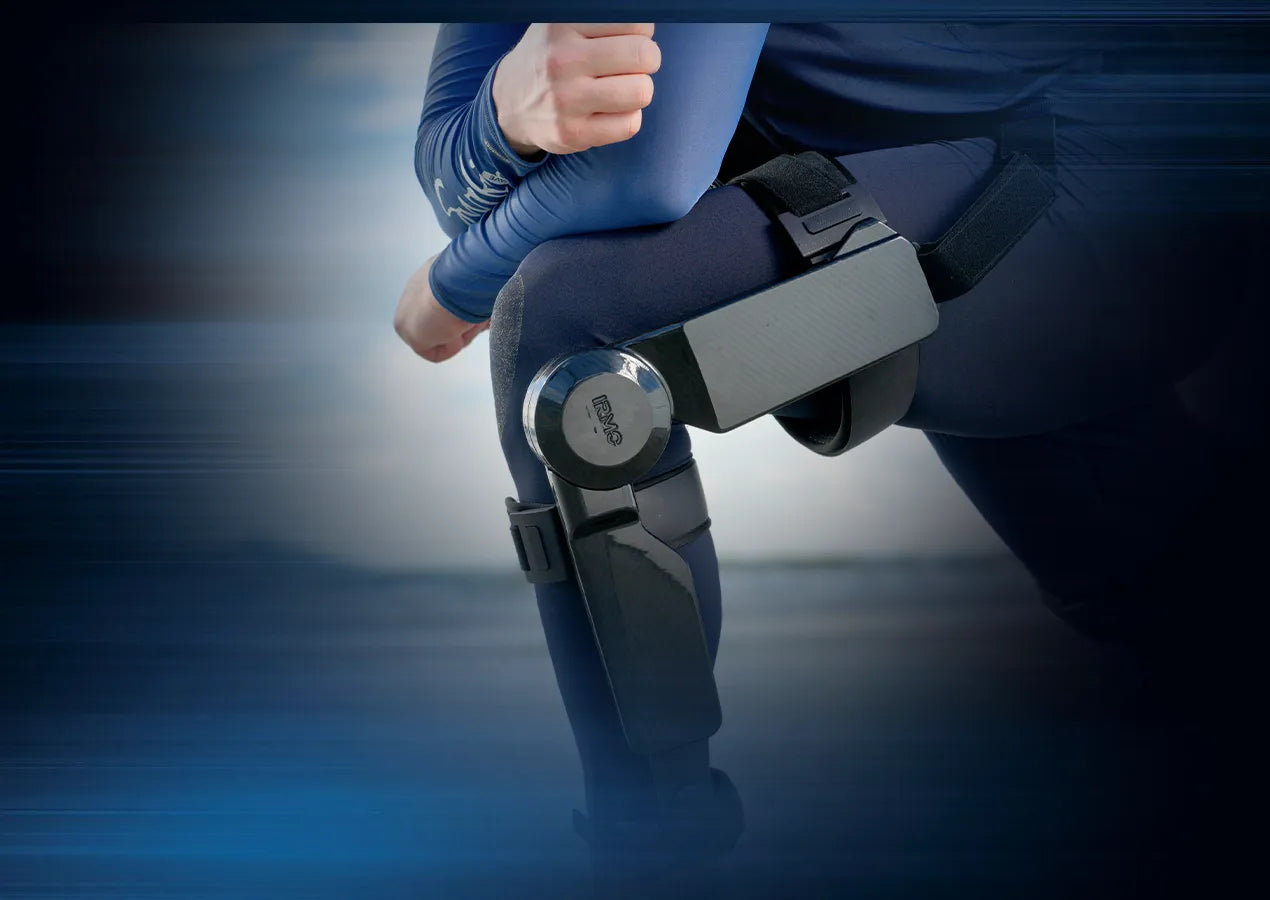 IRMO M1 exoskeleton with 50% kinetic energy conversion technology improving movement efficiency